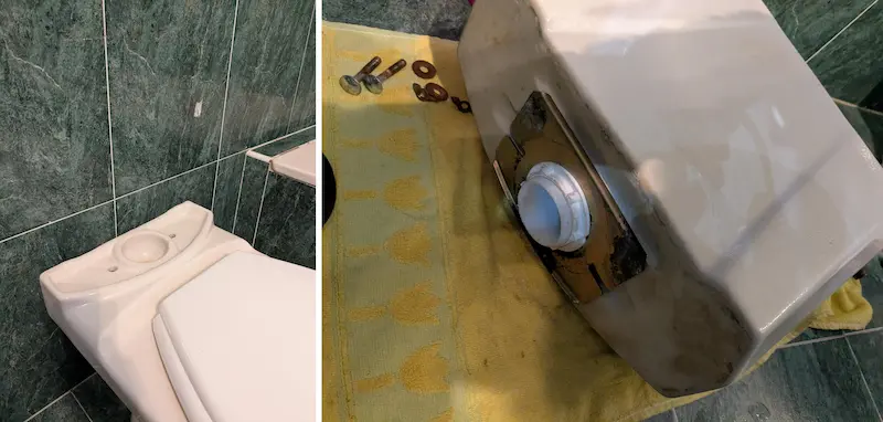 Reparación de cisterna WC en Gijón